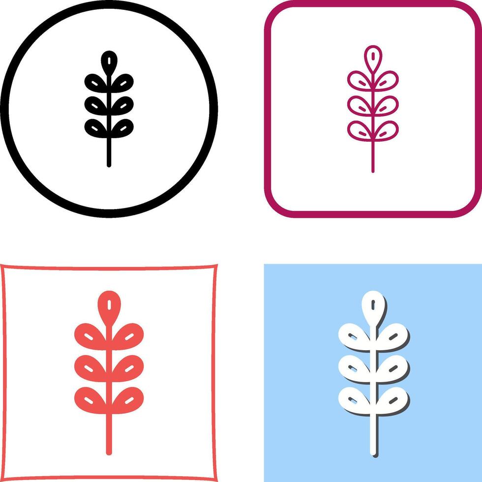 Barley Icon Design vector