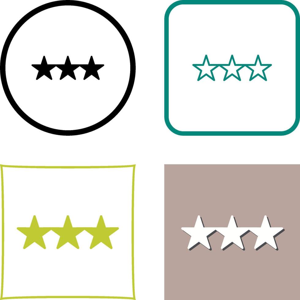 Stars Icon Design vector