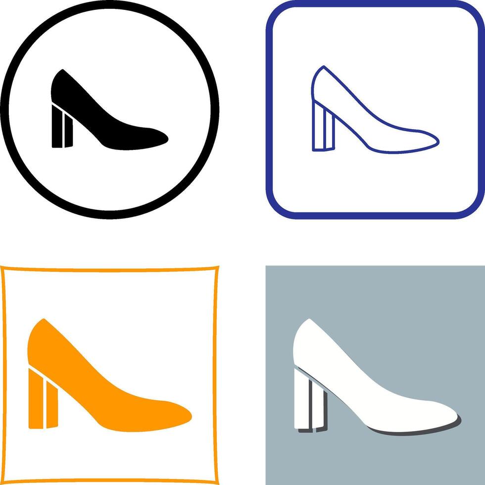 Heels Icon Design vector