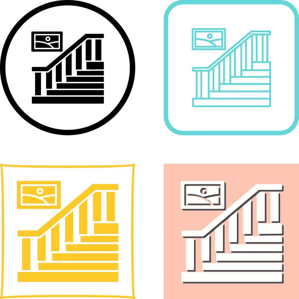Stair Icon Design vector