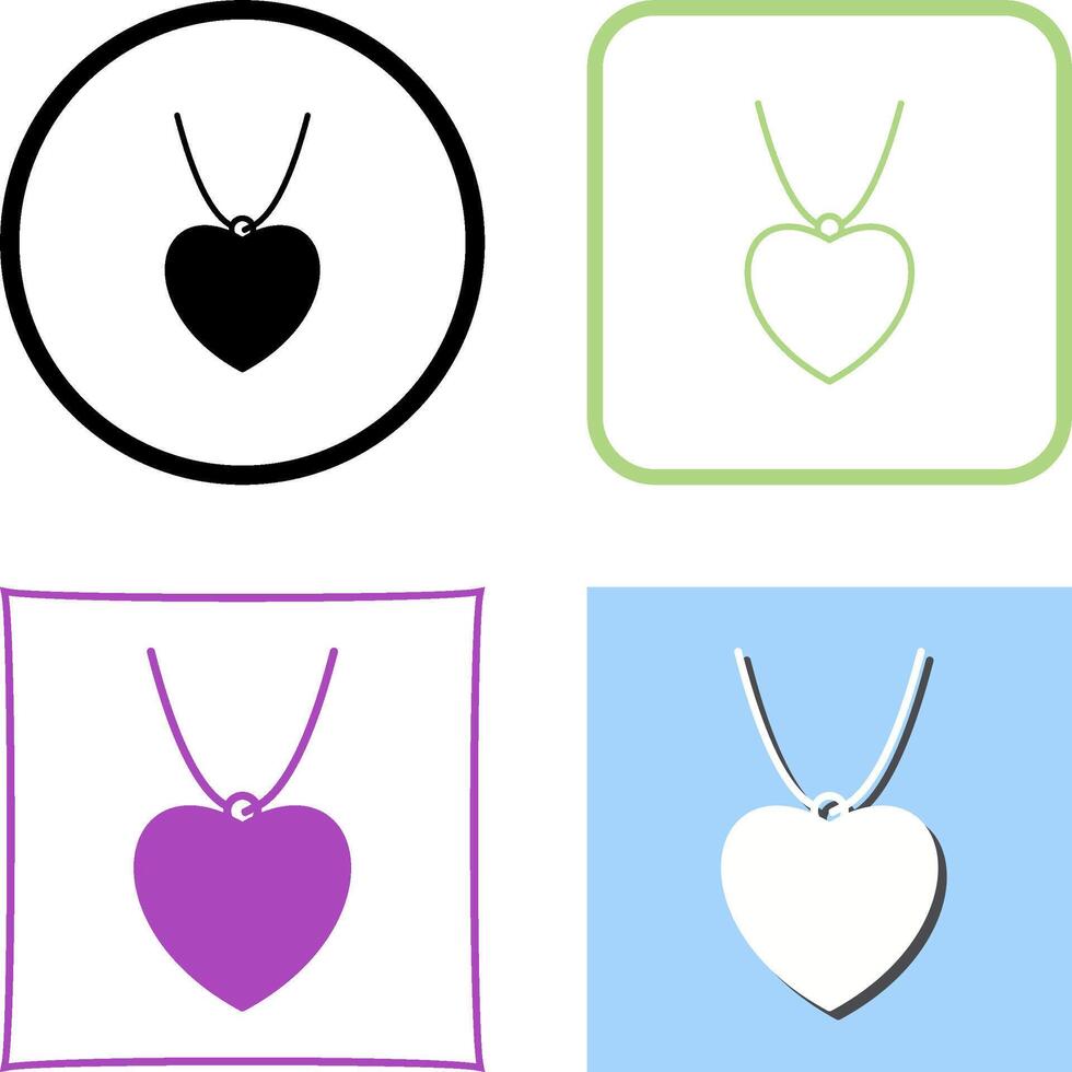Locket Icon Design vector
