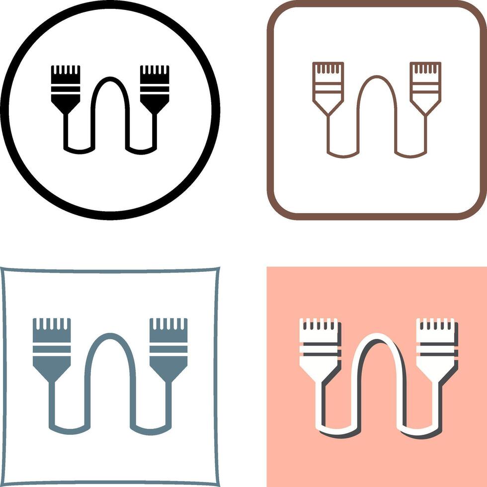 Internet Cable Icon Design vector
