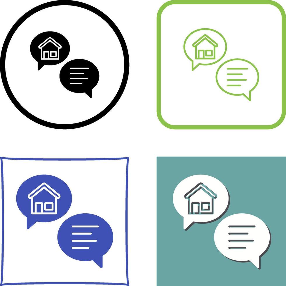 Conversation Icon Design vector