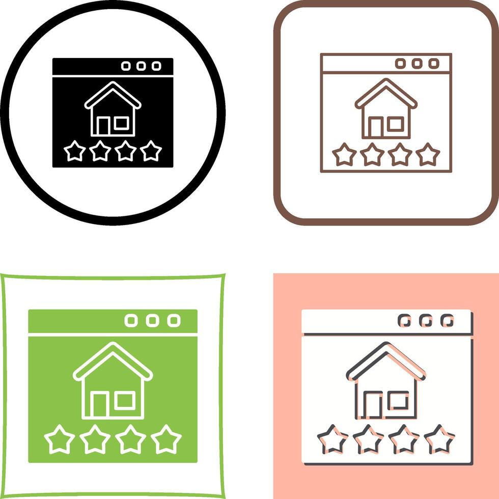 Rating Icon Design vector
