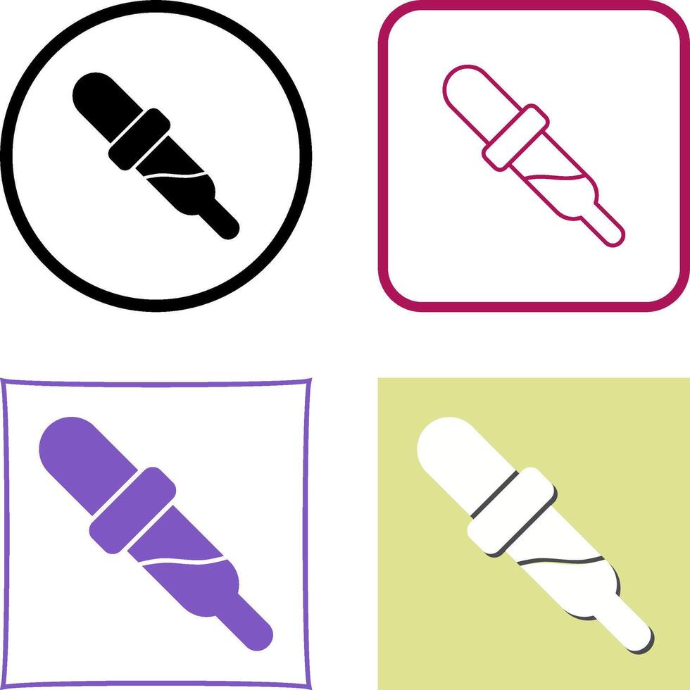 Dropper Icon Design vector