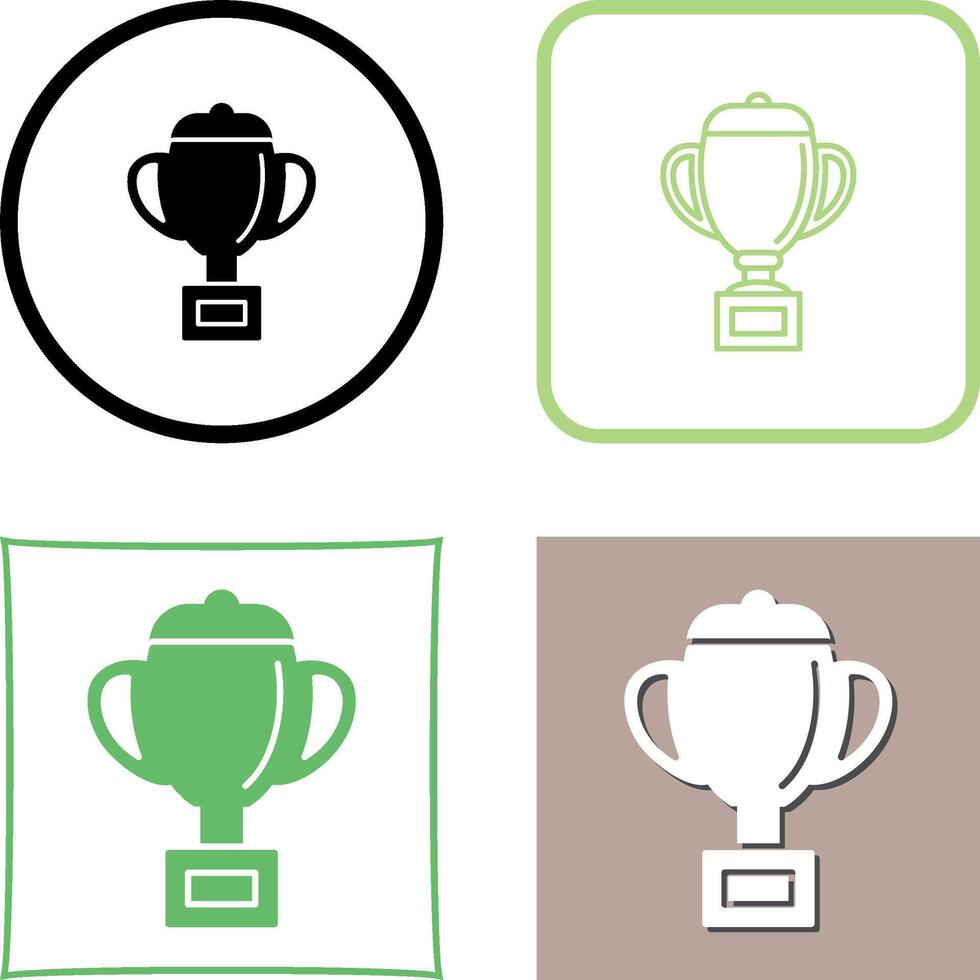 Trophy Icon Design vector