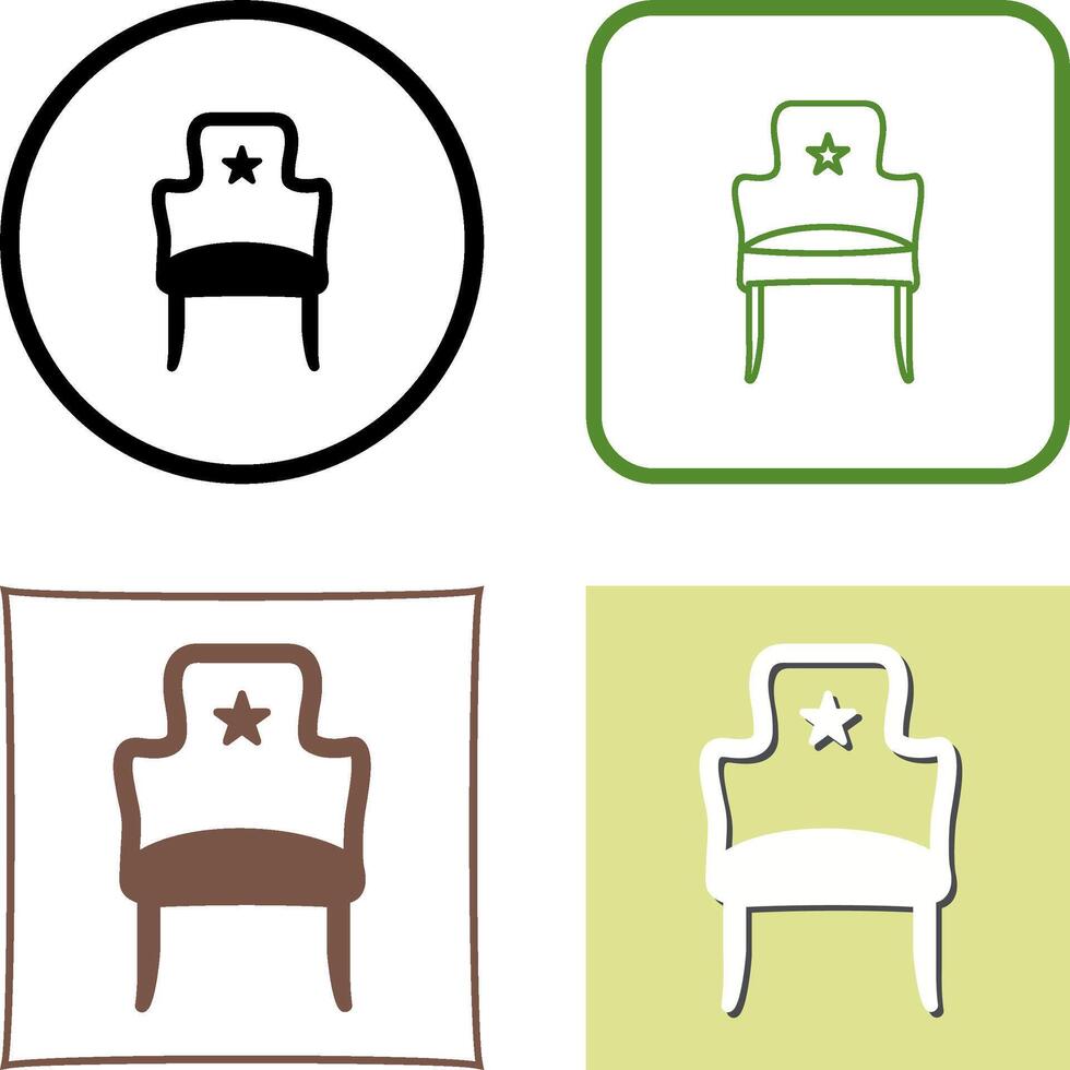 Seat Icon Design vector