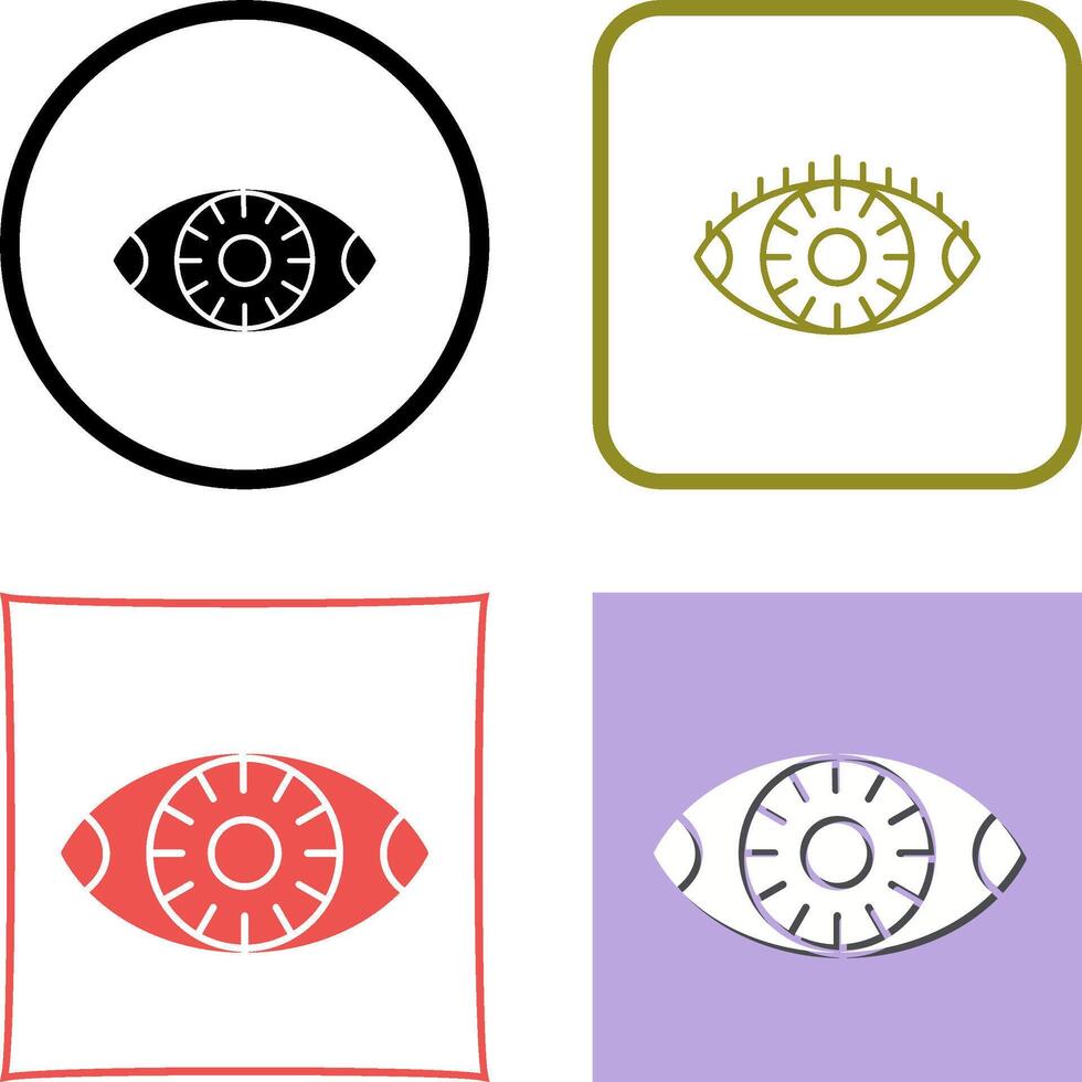 Vision Icon Design vector