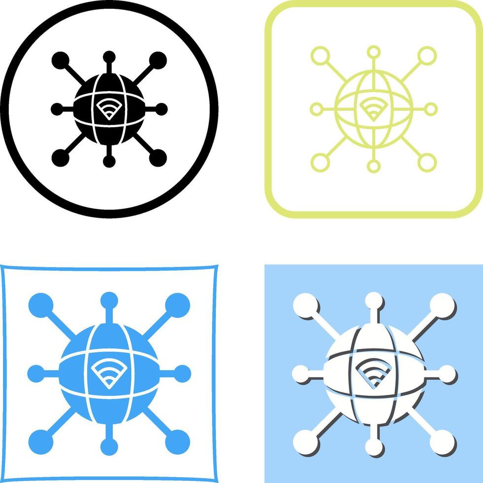 Internet Icon Design vector