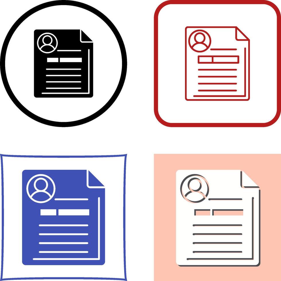 Contact Icon Design vector