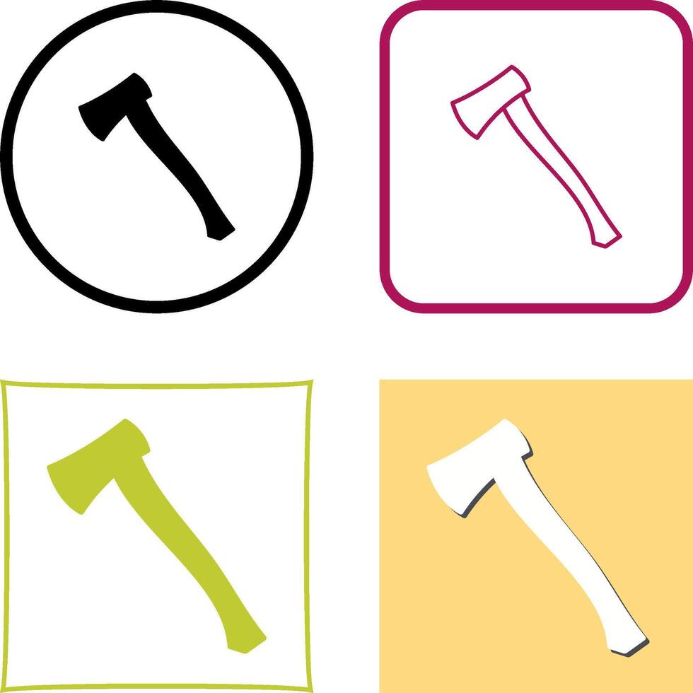 Wood Cutter Icon Design vector
