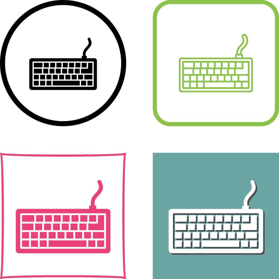 Keyboard Icon Design vector