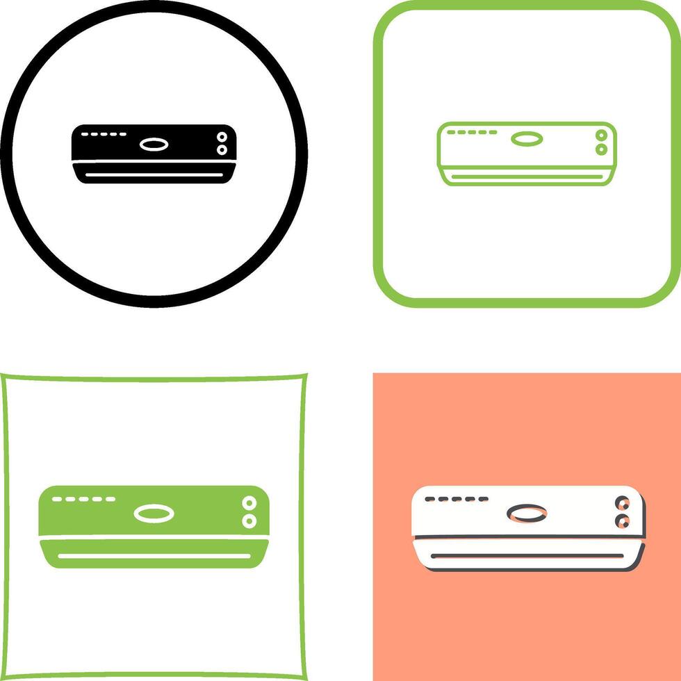 Air Conditioner Icon Design vector