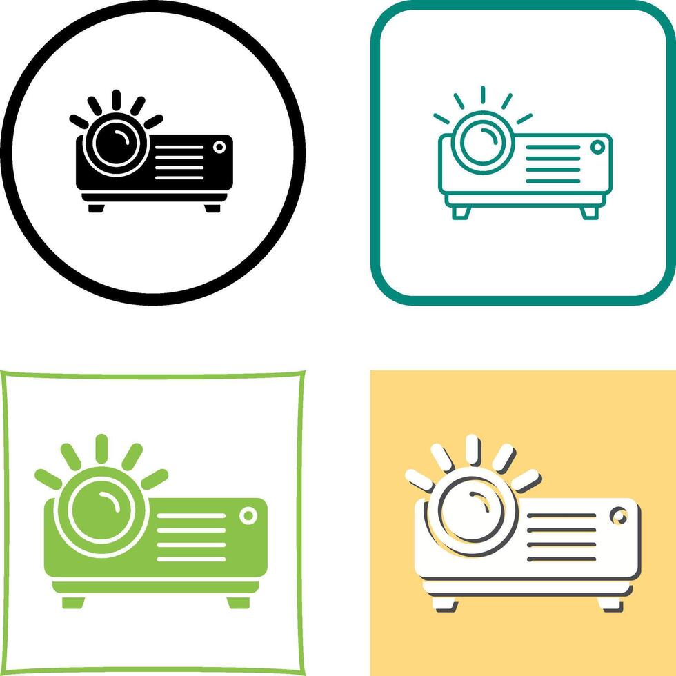 Projector Icon Design vector