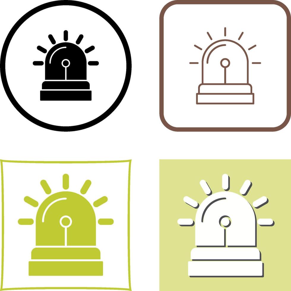 Alarm System Icon Design vector