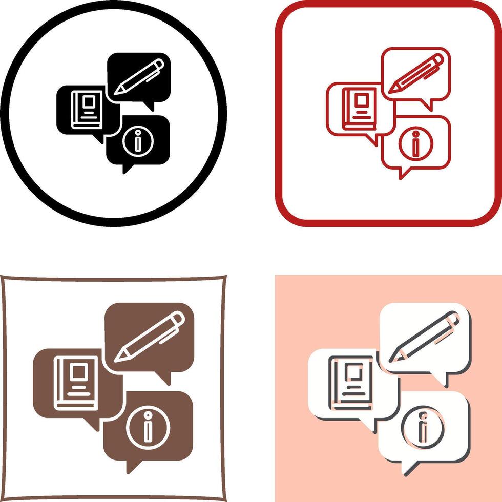 Education Forum Icon Design vector
