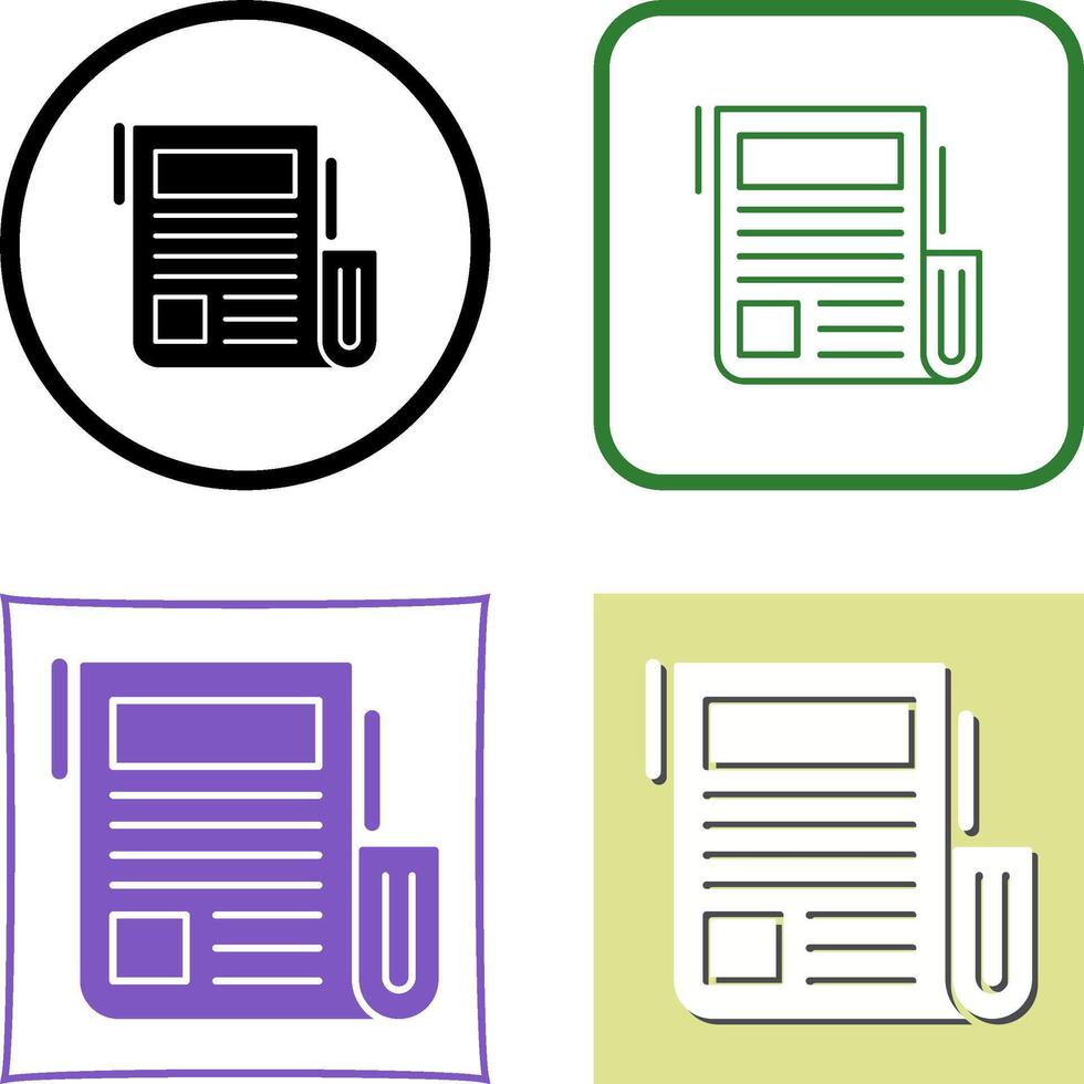 News Icon Design vector