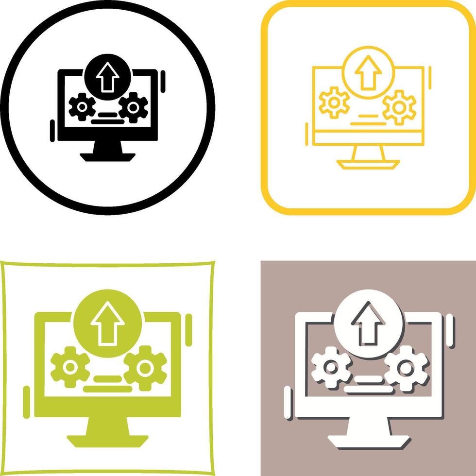 Upload Icon Design vector