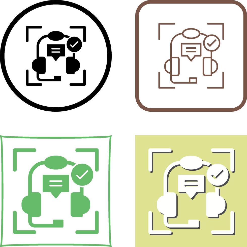 Technical Support Icon Design vector