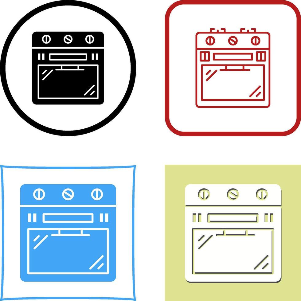 Stove Icon Design vector