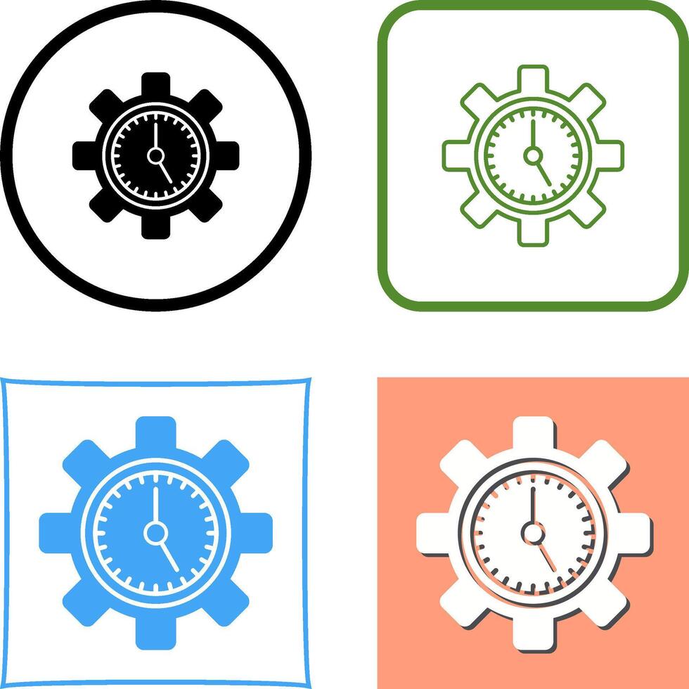 Time Management Icon Design vector