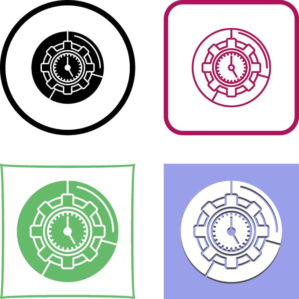 Time Management Icon Design vector