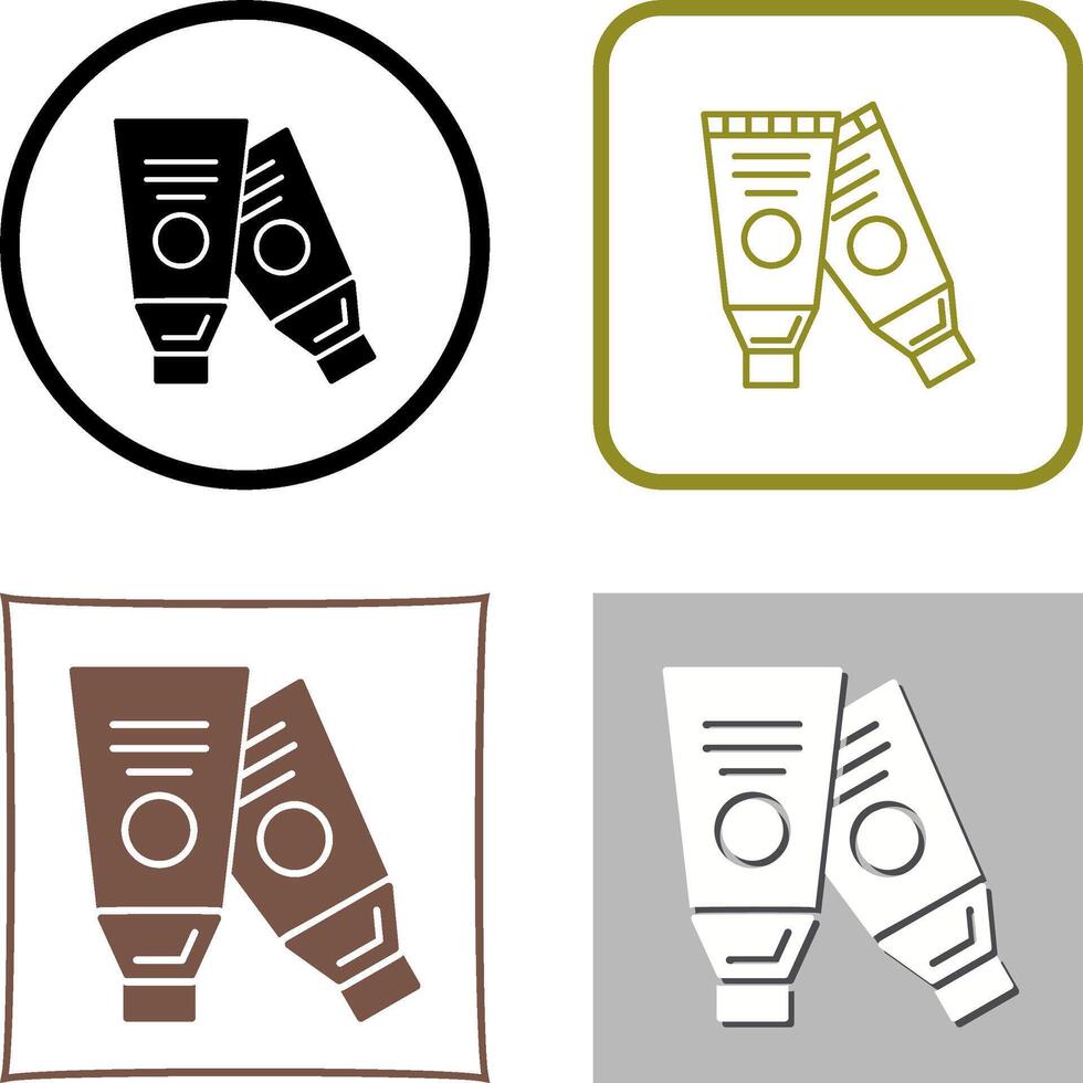 Paint Tube Icon Design vector