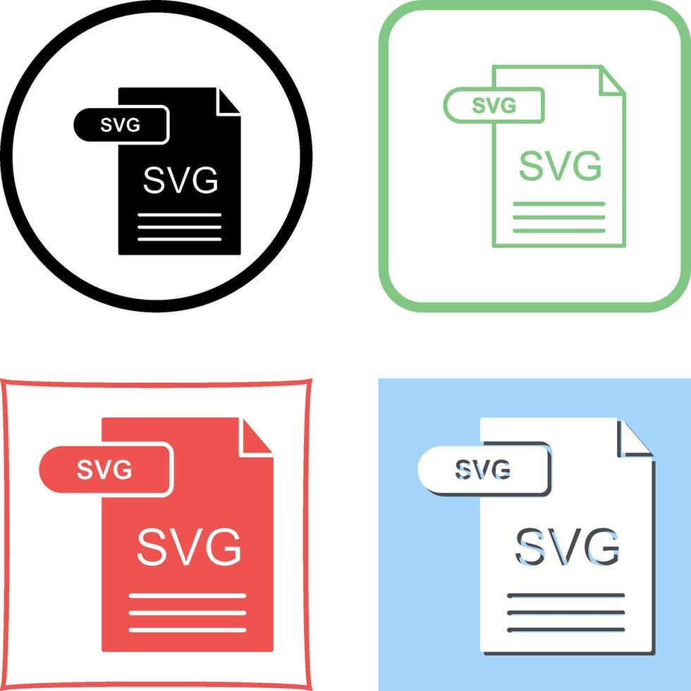 SVG Icon Design vector