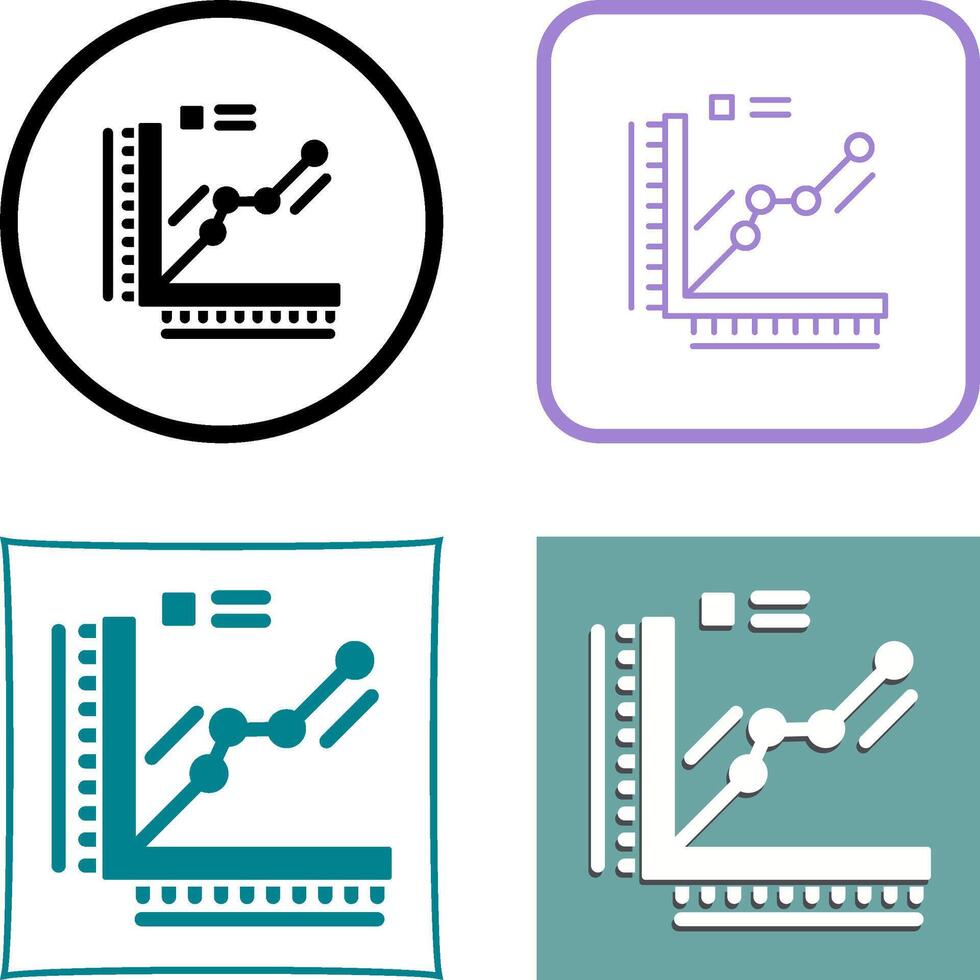 Graph Icon Design vector