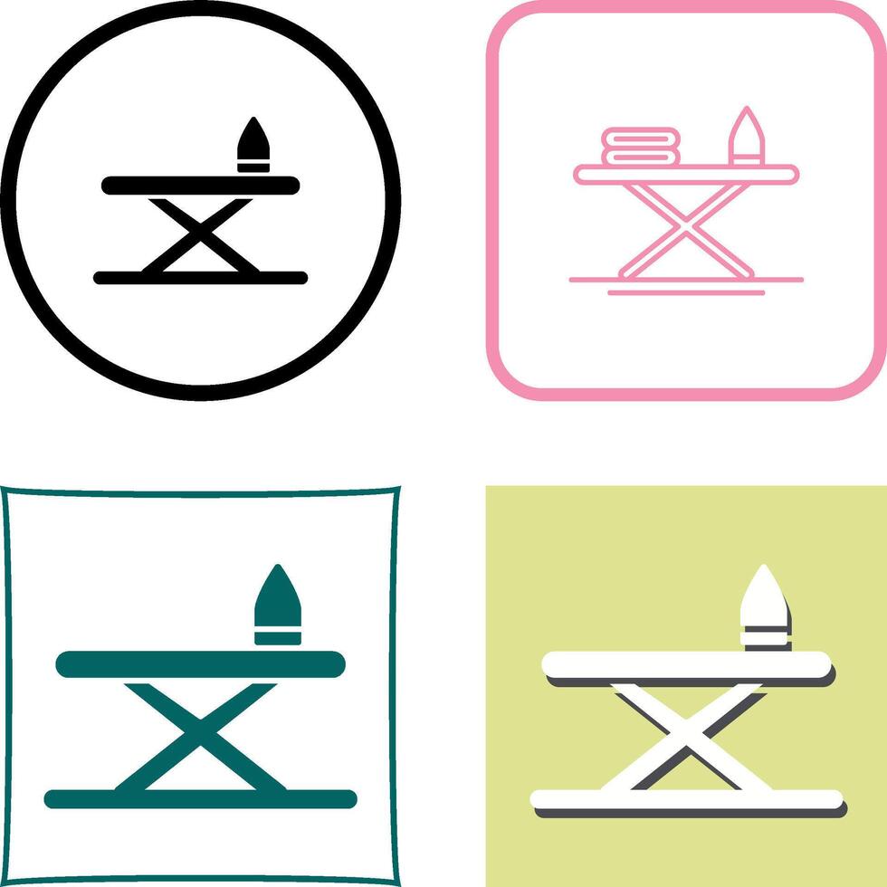 Iron Board Icon Design vector