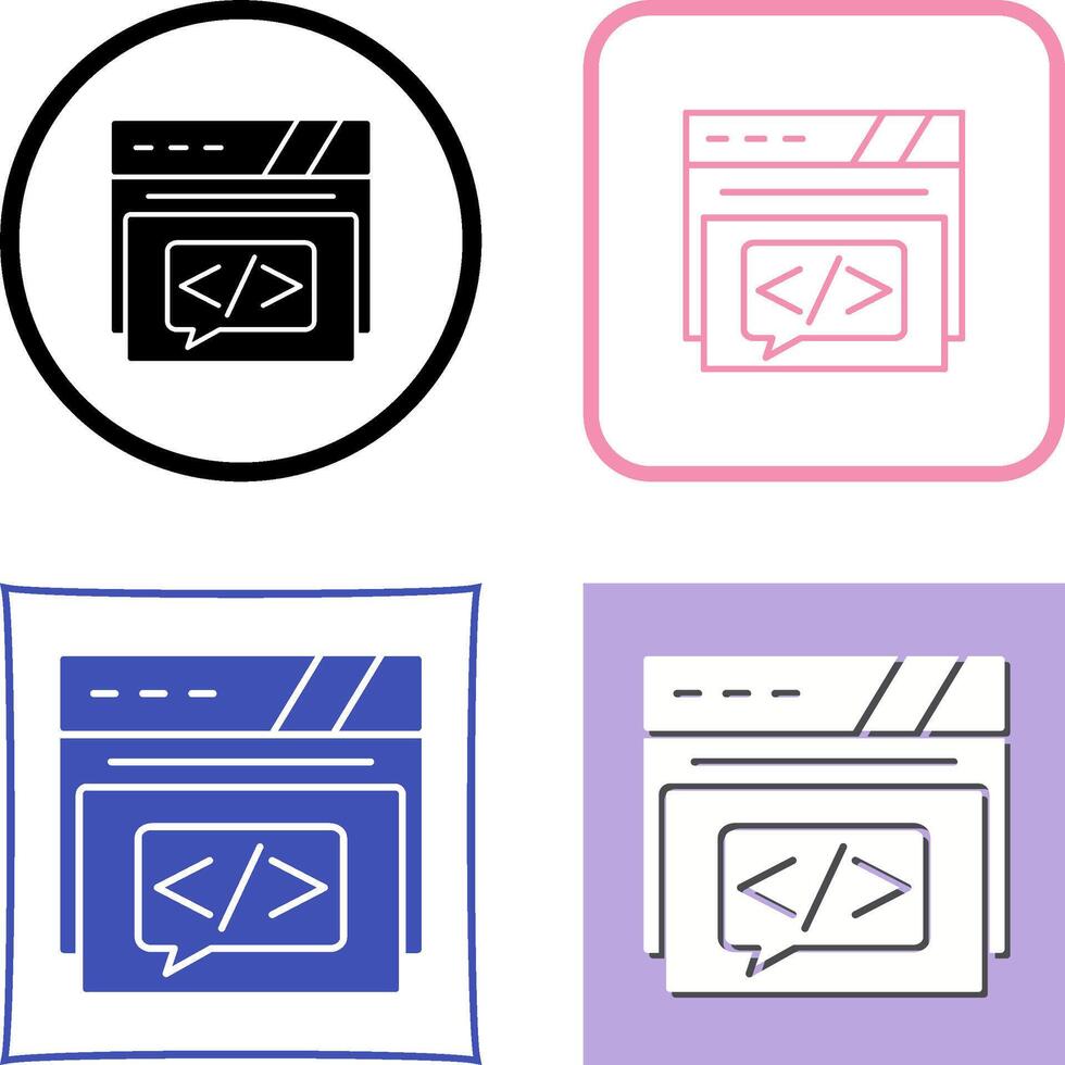 Message Icon Design vector