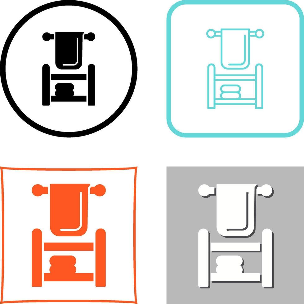 Towel Icon Design vector