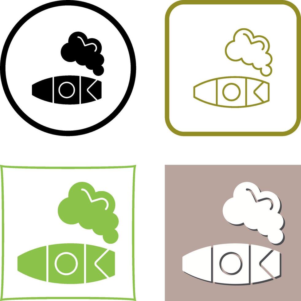 Cigar Icon Design vector