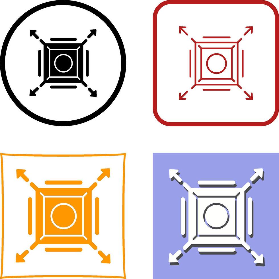 Maximize Icon Design vector