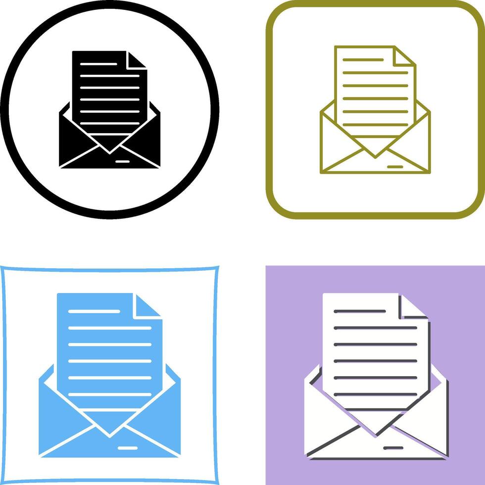 Mail Icon Design vector