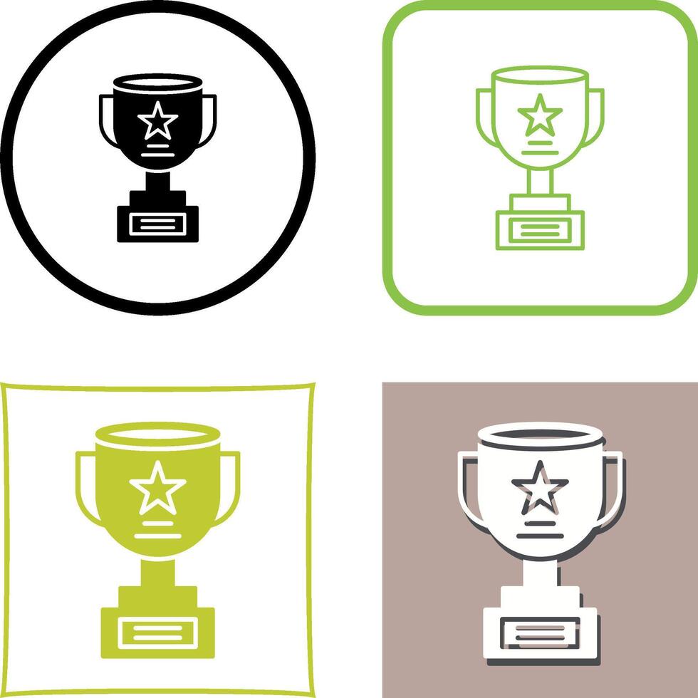 Trophy Icon Design vector