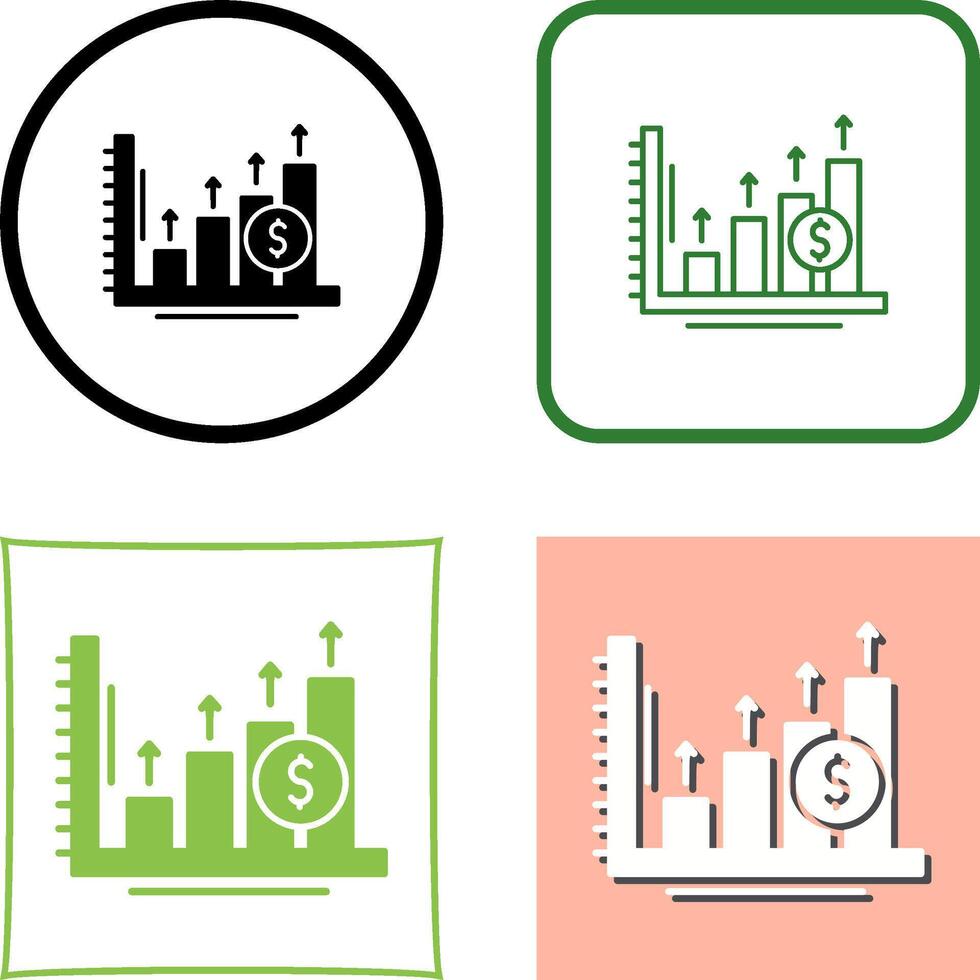 Profit Icon Design vector