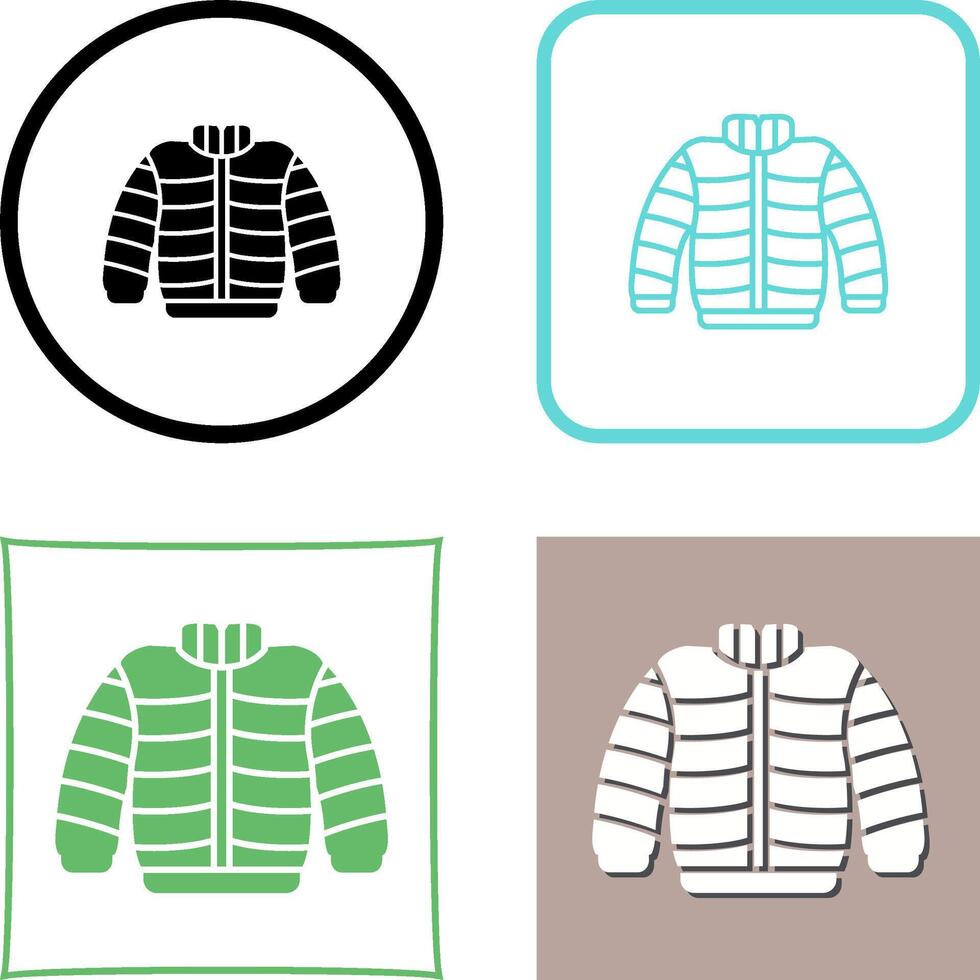 Winter Clothes Icon Design vector