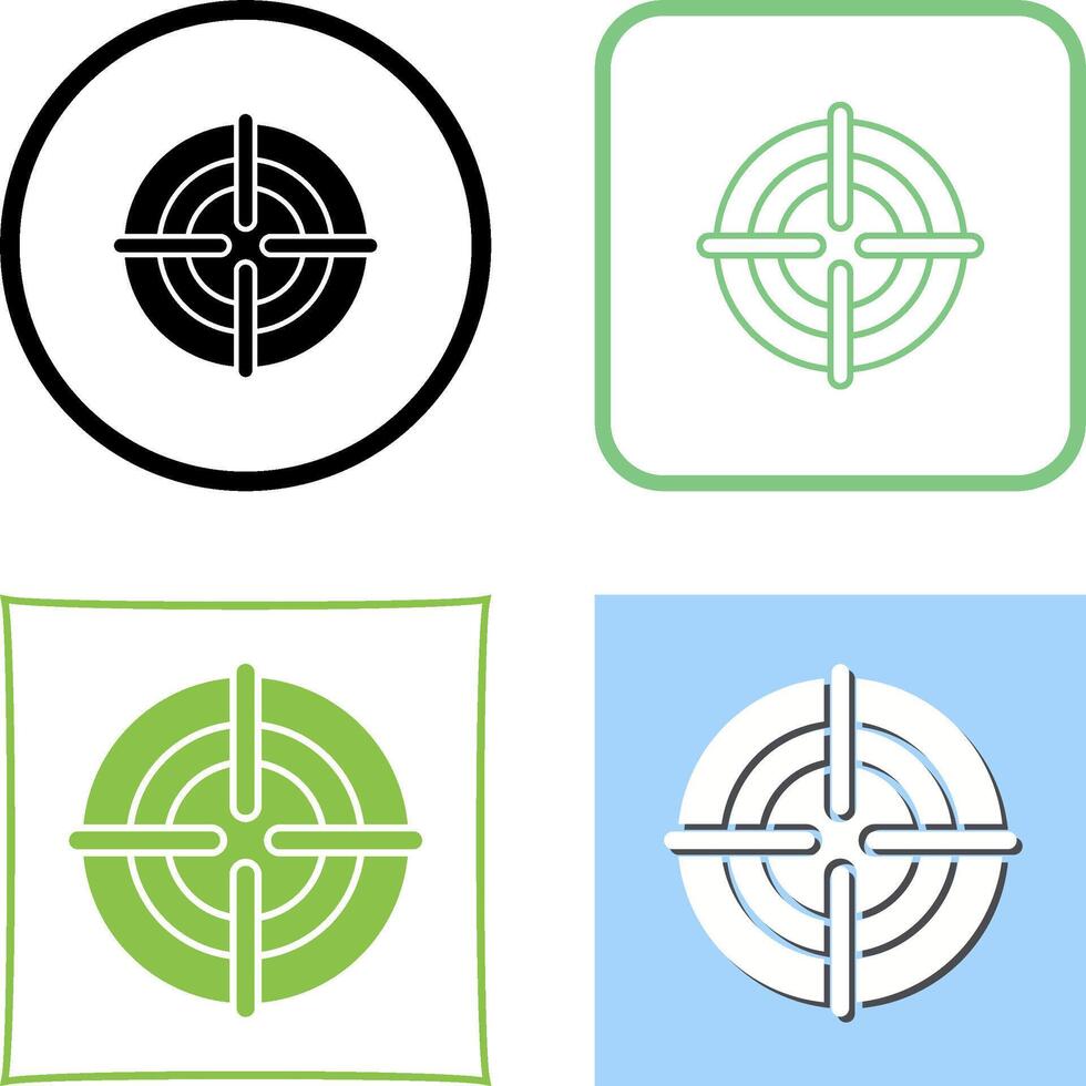 Target Icon Design vector