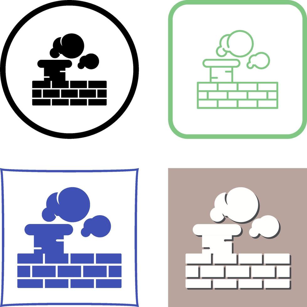 Chimney Icon Design vector