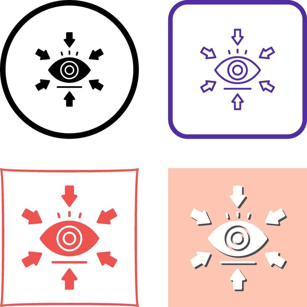 Visualization Icon Design vector