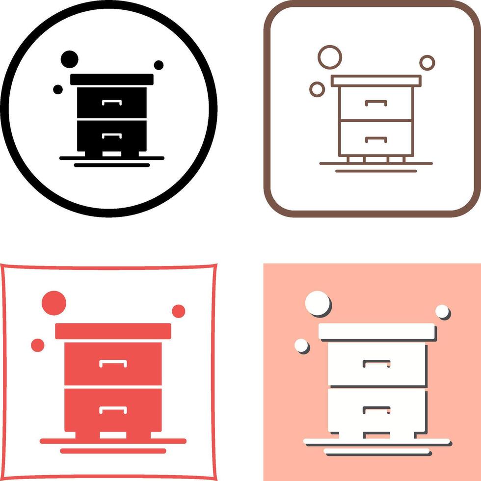 Table Icon Design vector