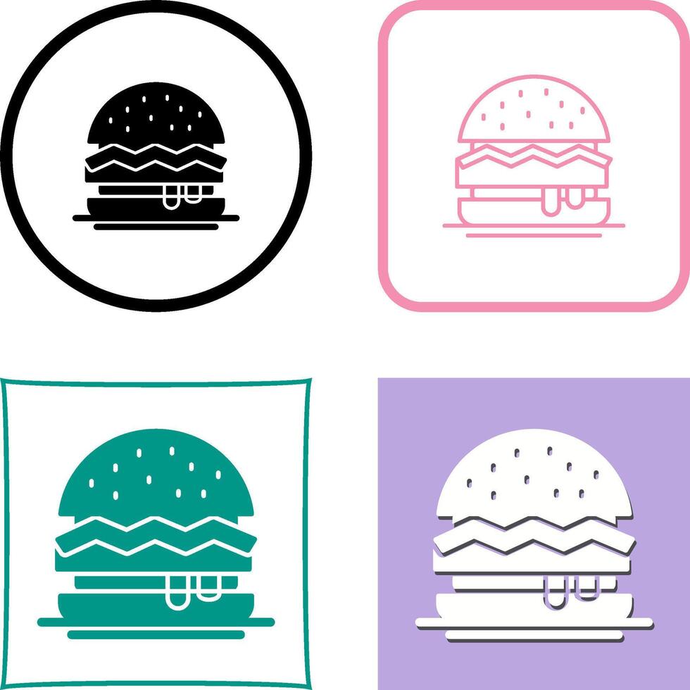 Hamburger Icon Design vector