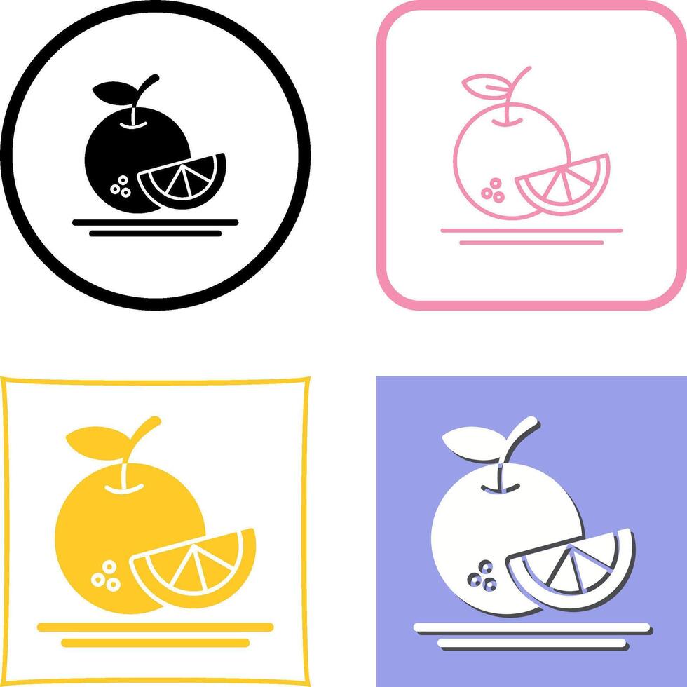 Orange Icon Design vector