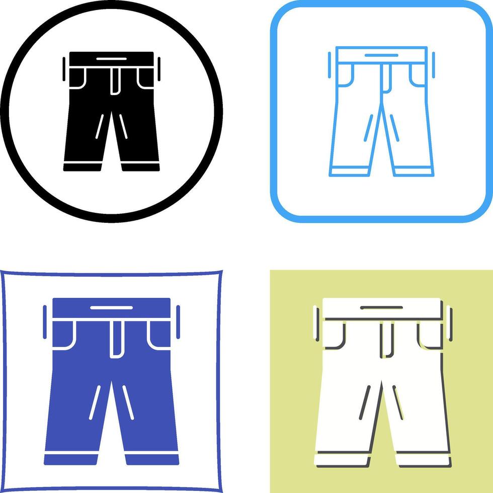 Pants Icon Design vector