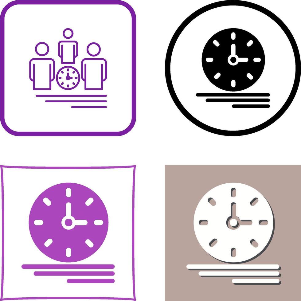 Team Management Icon Design vector