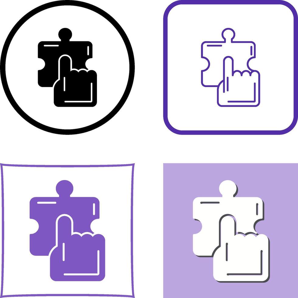 Quick Selection Icon Design vector