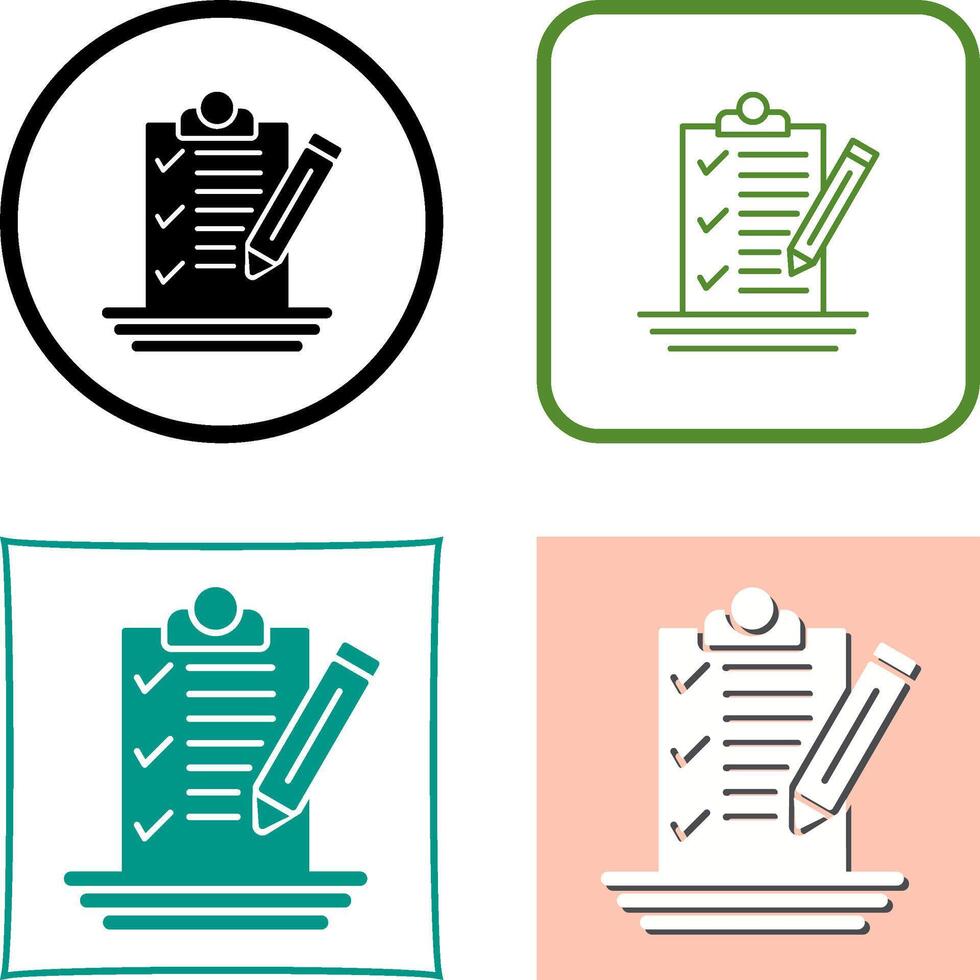 Check List Icon Design vector