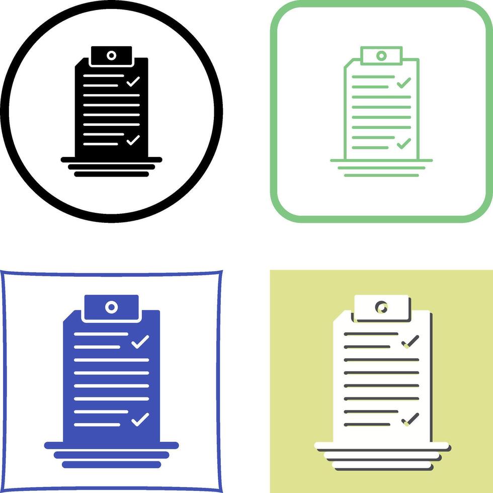 Check List Icon Design vector
