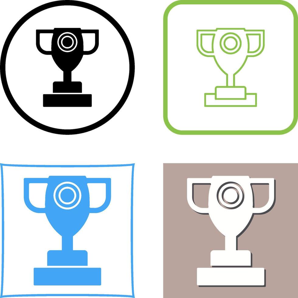 Trophy Icon Design vector
